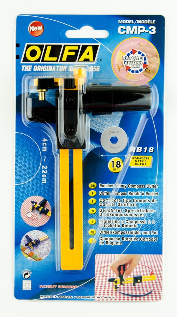 CUTER OLFA DE COMPAS CORTAR CIRCULOS DE 4 A 22CM